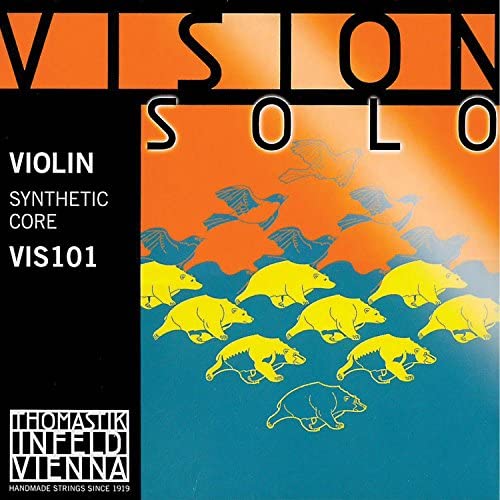 Thomastik-Infeld Vision Solo Violin String Set VIS101 4/4 with Silver Wound D String