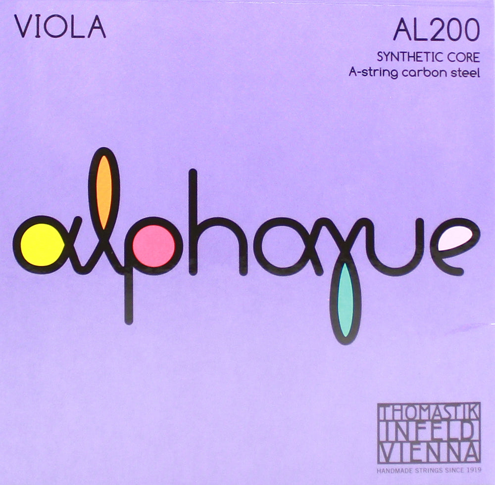 Thomastik-Infeld Alphayue Viola AL200 Set Synthetic Core, A String Carbon Steel