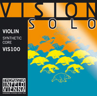 Thomastik-Infeld Vision Solo Violin String Set VIS100 4/4 with Aluminum Wound D String