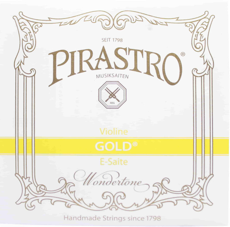 Pirastro Wondertone Gold Label E String Loop-End Steel