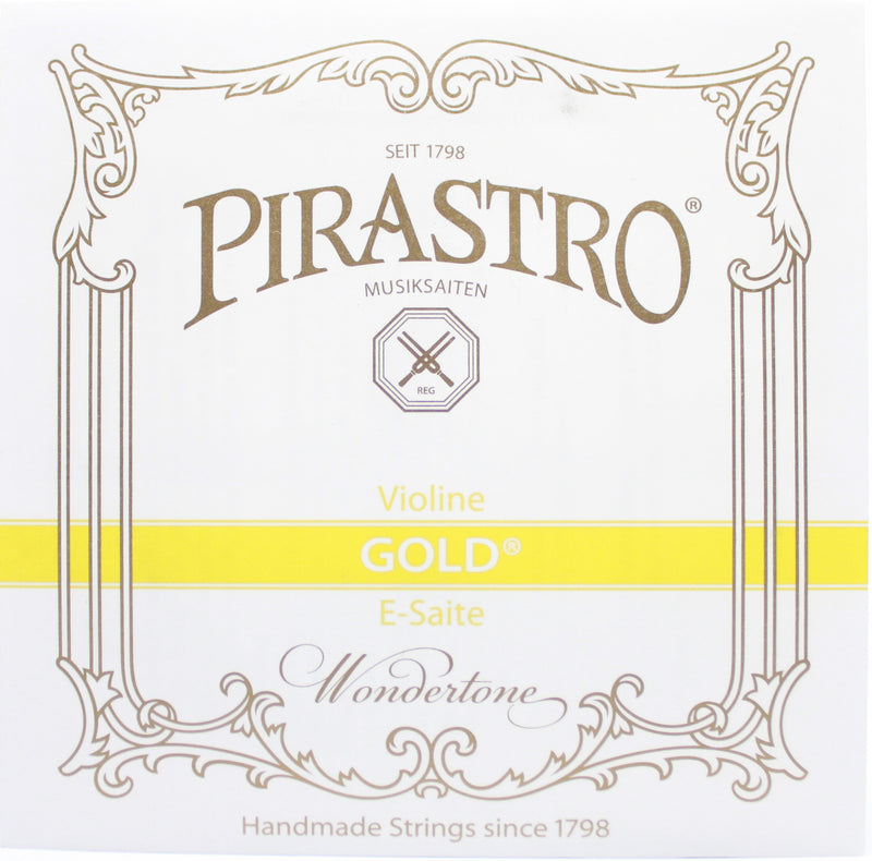 Pirastro Wondertone Gold Label E String Ball-End Steel